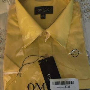 Mens Yellow Dress Shirt